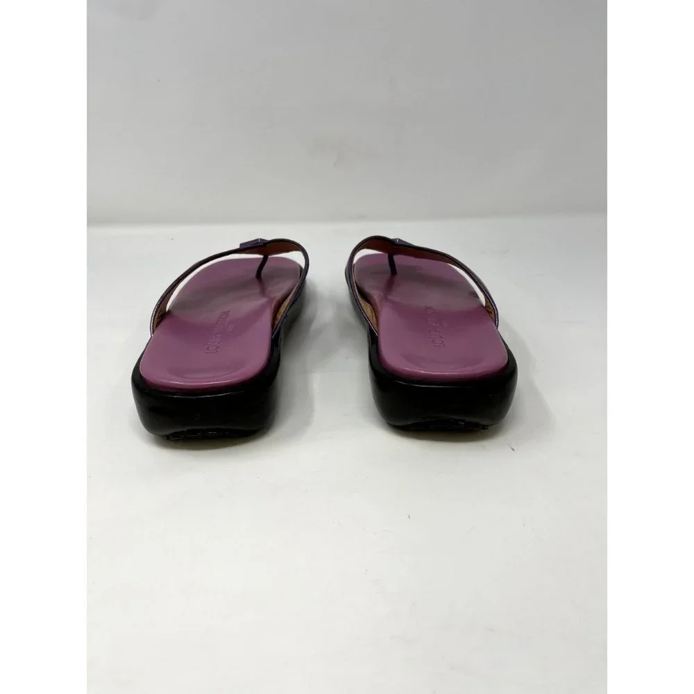 Louis Vuitton Leather Flip Flops - Picture 2 of 3